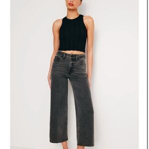 Good American Wide Leg Palazzo Jeans